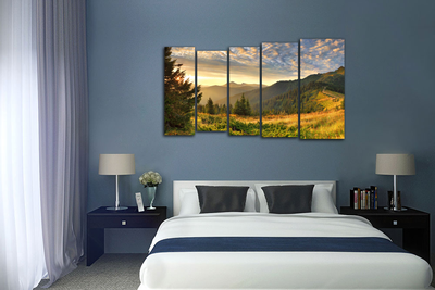 Модульная картина "Солнечные склоны"