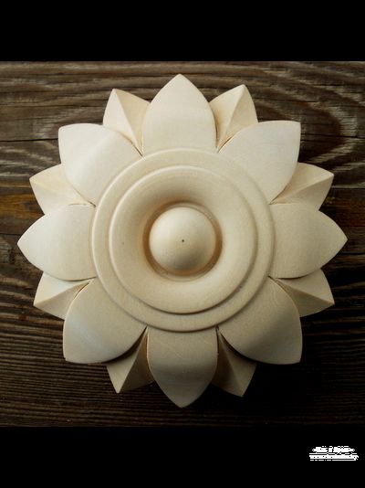 Резная розетка 3d model