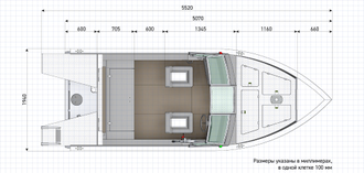 Моторная лодка REALCRAFT 500