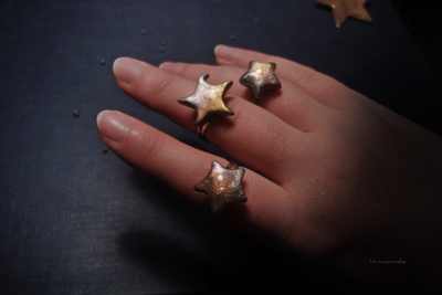 Кольца-звёздочки "Nocturna"