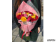 Букет из 21 разноцветной розы Лисенок фото3