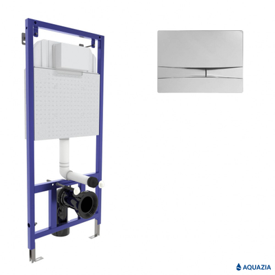 Инсталляция VISAM SLIM 525 для подвесного унитаза (F3 Хром)