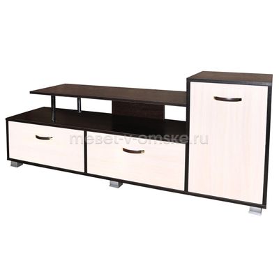 КМ048 Тумба ТВ №10. Размер: 1600х645х400.
