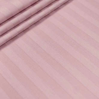 Подушка обнимашка форма I размер 190х 35 см био пух с наволочкой сатин страйп розовый зефир