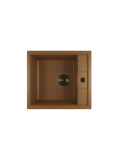 Мойка из искусственного мрамора MIXLINE ML-GM28 прямоугольная отверстие справа 445*500*190мм
