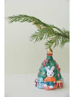 Елка с зайчиком