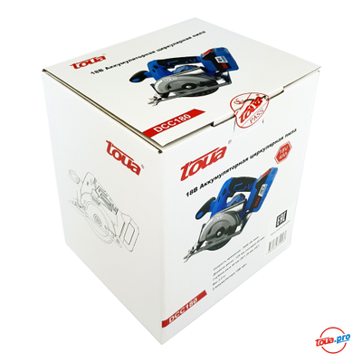 Аккумуляторная циркулярная пила Toua DBLC180-1