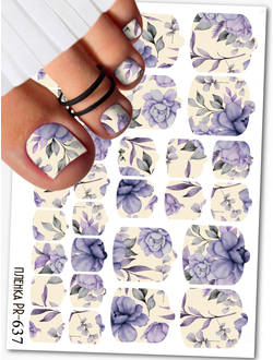 Пленки для педикюра 9,5*13,5 см PR-637