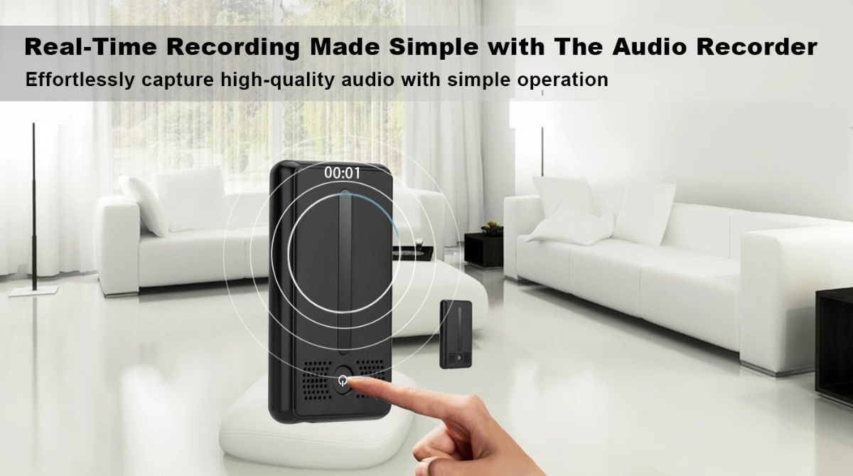 DE/AR2 Wi-Fi аудио диктофон, встроенный регистратор, доступ с мобильного (CamSC Pro),