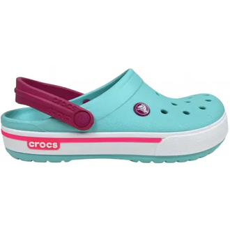 CROCS CROCBAND II CLOG ГОЛУБЫЕ С РОЗОВЫМ