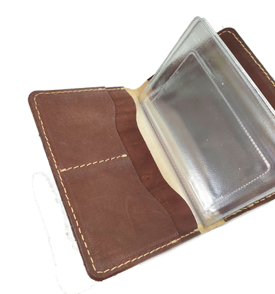 Обложка на автодокументы с принтом "Домик в лесу"