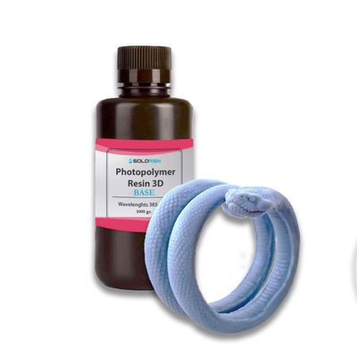 Фотополимерная смола для 3D принтера BASE Серый LCD DLP 385-405nm SOLORSN 1 Литр
