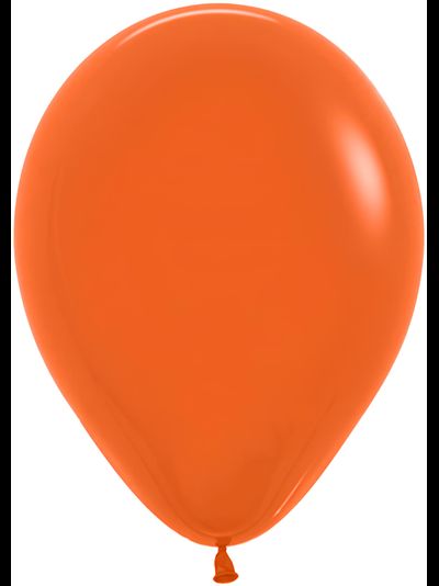 Воздушный шар оранжевый пастель