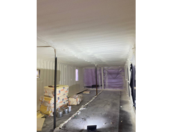 Утепление морского контейнера пенополиуретаном