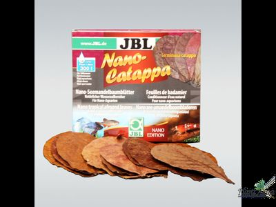 JBL Nano Catappa Листья миндаля для небольших пресноводных аквариумов, 10 шт
