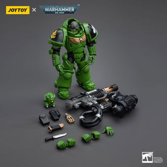 ПРЕДЗАКАЗ - Сержант-эрадикатор Саламандр (Warhammer 40k) - КОЛЛЕКЦИОННАЯ ФИГУРКА 1/18 Salamanders Eradicators Sergeant Bragar (JT5253) - JOYTOY ?ЦЕНА: 4700 РУБ.?