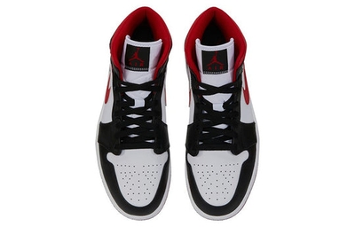 Air jordan 1 mid red and black online