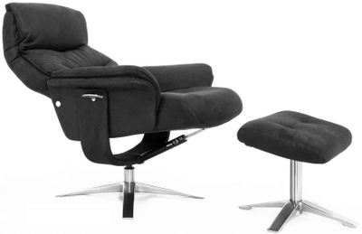 Кресло реклайнер Relax Boss с пуфом для ног