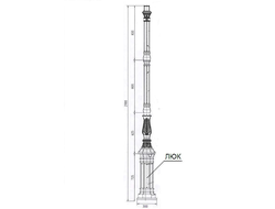Опора TYPE Е12 ОПОРА ПАРКОВАЯ