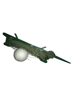 Кормушка оснащённая (сетка) поплавок, мотовило