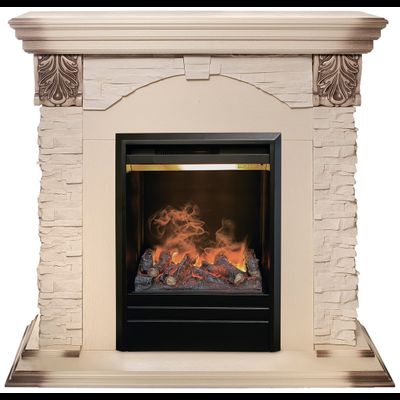 Электрокамин Dublin Lux WT с очагом 3D Olympic