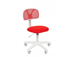 Офисное кресло CHAIRMAN 250 белый пластик TW-19/TW-69 красный