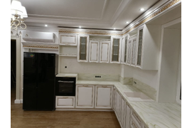 Кухня массив Бьянко 2