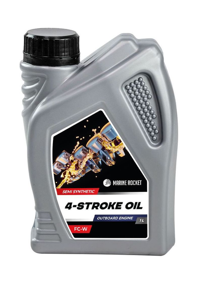 Масло 4-тактное полусинтетическое Marine Rocket 4620136029926 10W-40 1л, 2 штуки