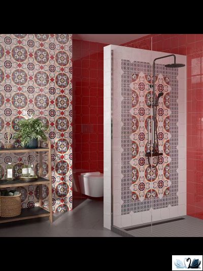 Керамическая плитка Kerama Marazzi Калейдоскоп голубой светлый 20x20 матовый