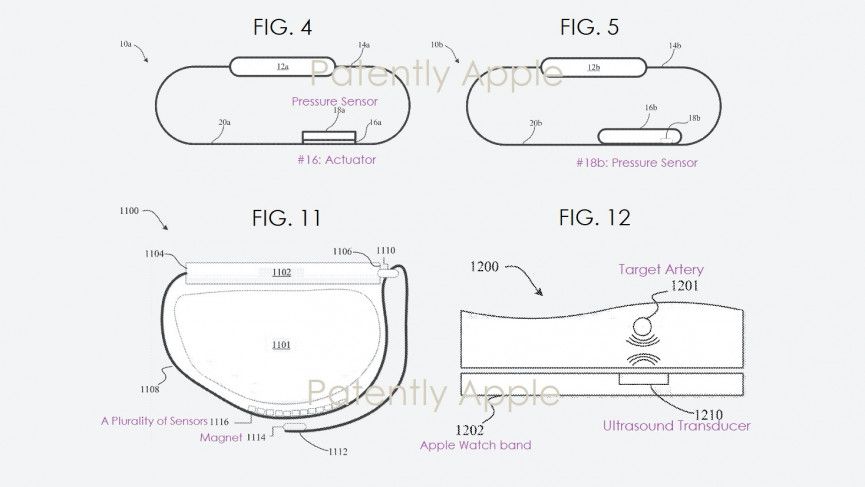 Apple получили патент на измерение артериального давления для Apple Watch