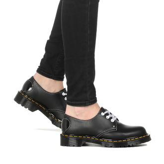 Ботинки Dr. Martens 1461 Hearts Smooth & Patent Lamper женские черные