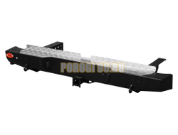 Задний силовой бампер серии Трофи на Mitsubishi L200 V 2015-2018 (03.142.01)