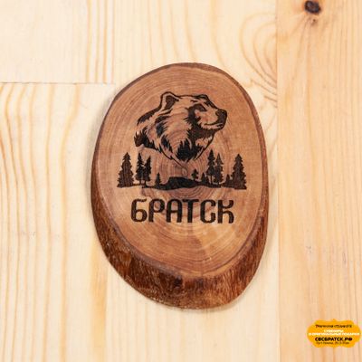 Магнит символ города Братска