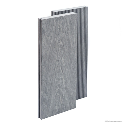 Террасная доска Bruggan Multicolor полнотелая Grey