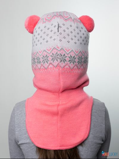 Шапка-шлем &quot;Сказка&quot; 22101-01, цвет розовый р. 50-52