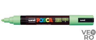 Акриловый Маркер Uni POSCA PC-5M 1,8-2,5мм, овальный наконечник, салатовый