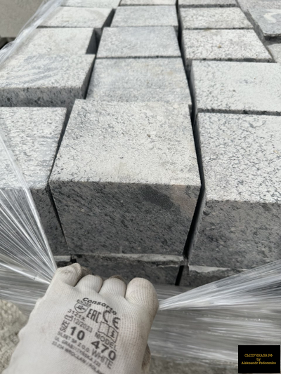 гранитная брусчатка шлифованная 15х15