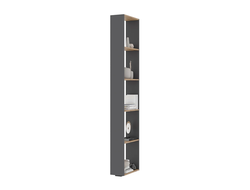 Гостиная ХЕЛЕН - Стеллаж СТЛ 01 Дуб Крафт золотой/Графит