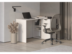 Стол письменный 6-01110 Кашемир серый