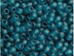 Японский бисер Toho 11/0 07BDF Transparent-Frosted Teal / Матовый прозрачный изумруд