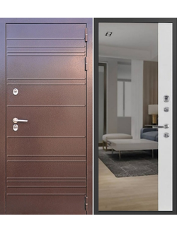 Входная Дверь TERMO Лайт Квест с зеркалом