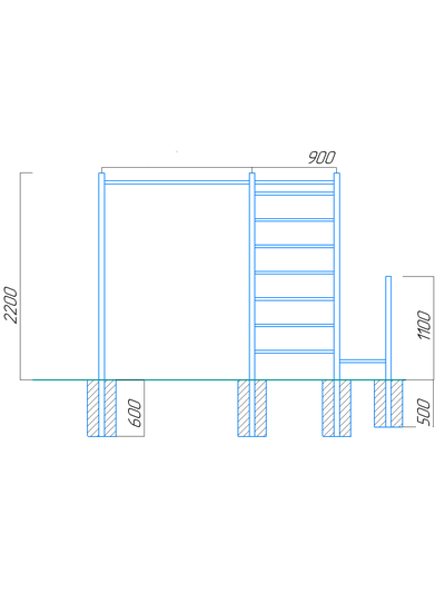 Спортивная площадка WORKOUT w05