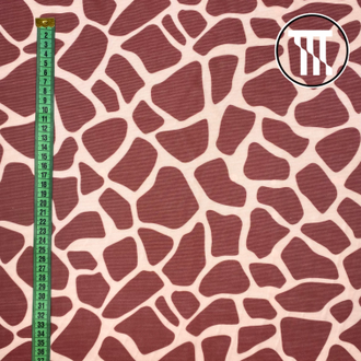 Сетка-стрейч принт Жираф