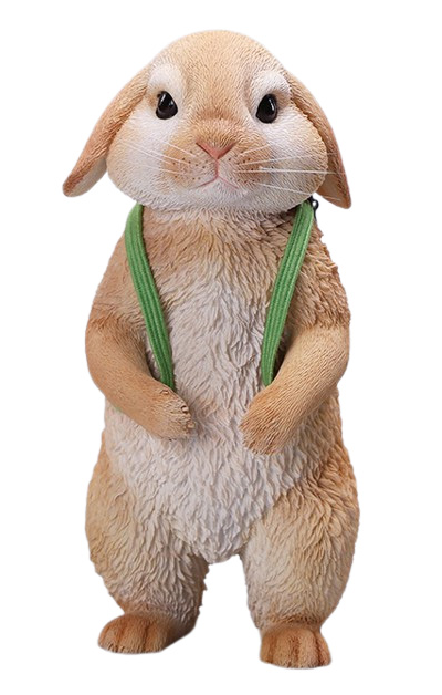 Зайчик с рюкзаком - Коллекционная фигурка 1/4 American Lop Rabbit Figurine (X42402A) - JXK