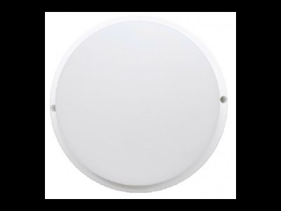 Светильник Ecola ЖКХ св/д 12W 4200K 4K Круг 155x45 с датч. движ. мат. бел. IP65 ДПП DMRV12ELC