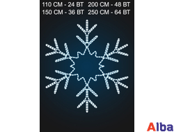 Световое панно Снежинка - 9 36Вт