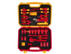 Набор инструментов диэлектрических, универсальный, 25 предметов TOLSEN TTV83825