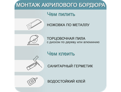 Акриловый плинтус бордюр на столешницу BNV ПШ24 бежевый 15