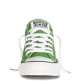 кеды converse all star зеленые низкие вид спереди