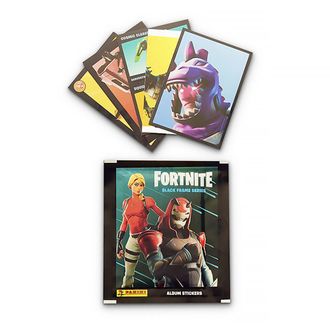 Наліпки (наклейки, стікери) &quot;Panini (Паніні) Fortnite 2: Black Frame Series (Фортнайт 2)&quot; (1 пакетик - 5 наліпок)